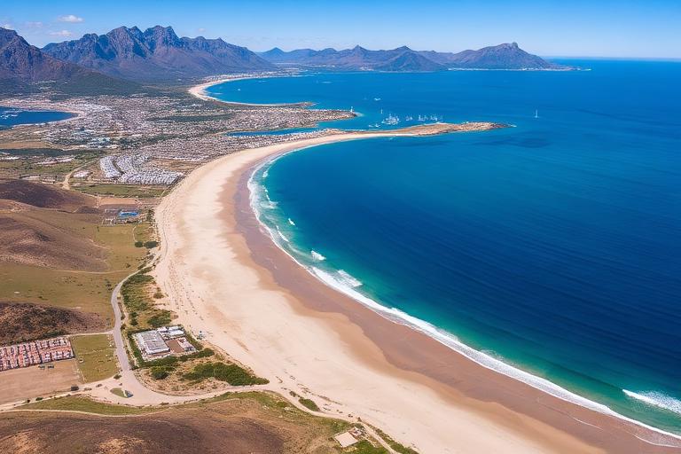 Coastline at Fish Hoek, False Bay
