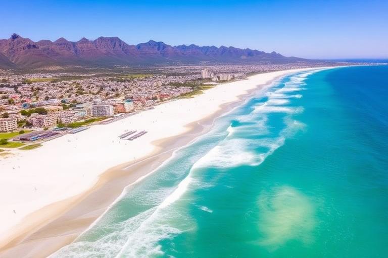Coastline at Muizenberg, False Bay